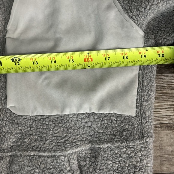 Lululemon M Mens Tundra Trek Full Zip Fleece Wool Jacket Fuzzy Grey - Picture 5 of 12